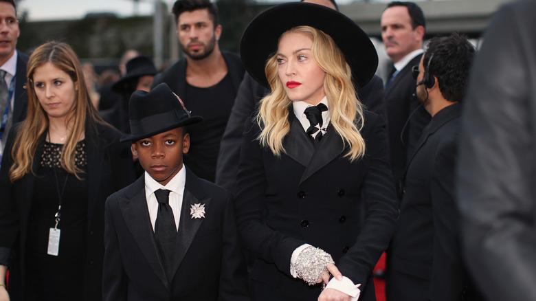 Madonna and David Banda