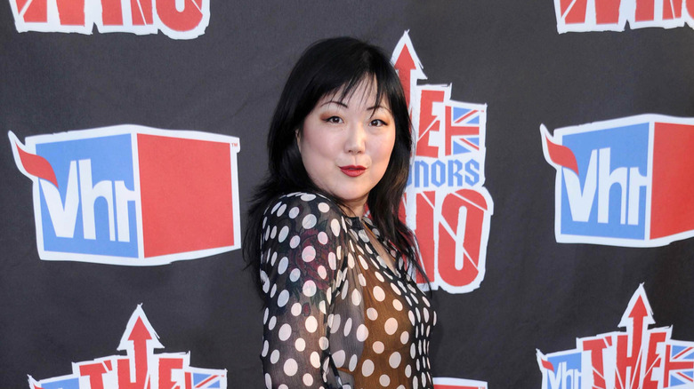 Margaret Cho looking at camera