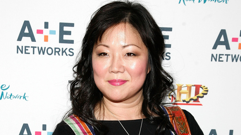 Margaret Cho looks at camera