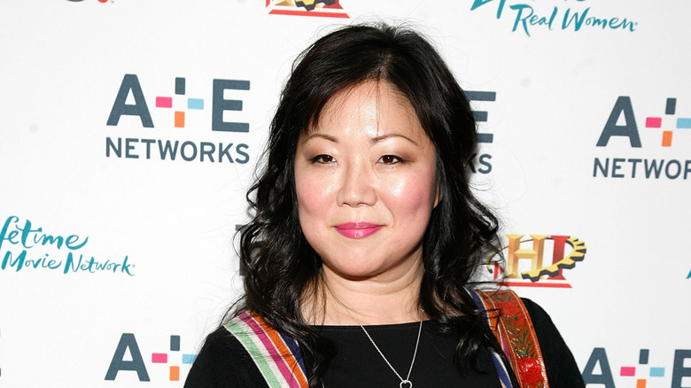 Margaret Cho looks at camera