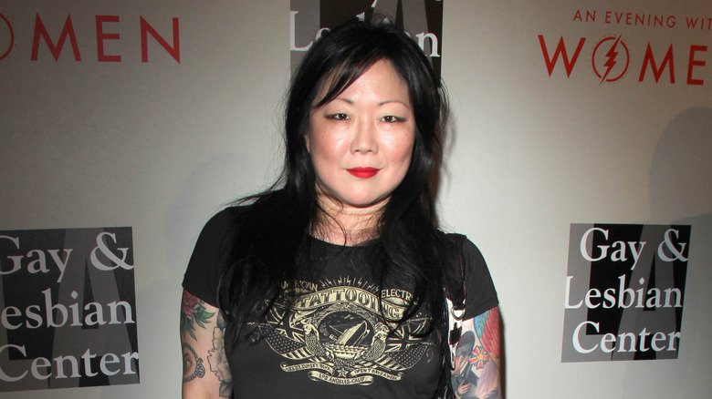 Margaret Cho looking at camera