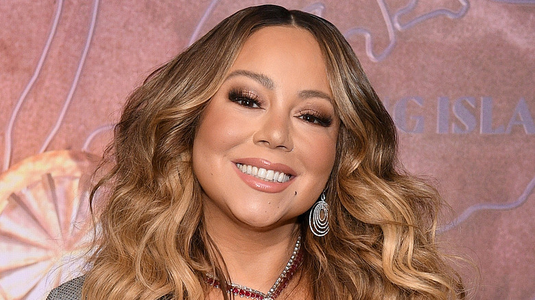 Mariah Carey smiling