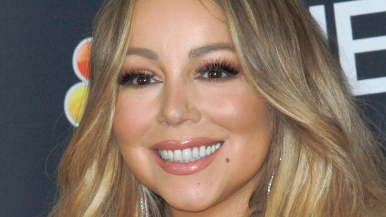 Mariah Carey smiling