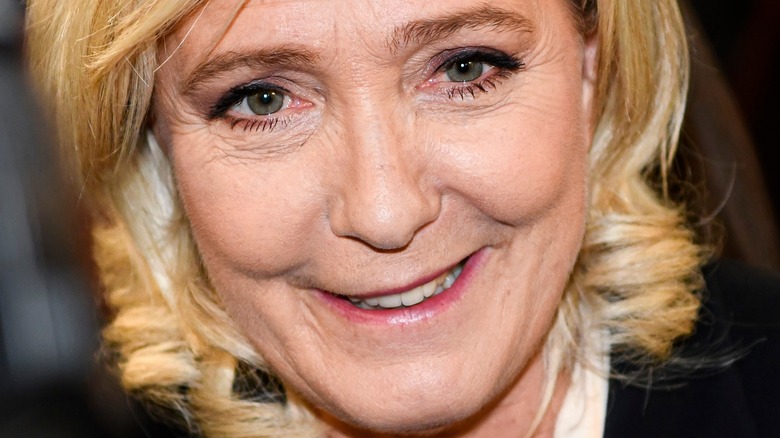 Marine Le Pen smiling