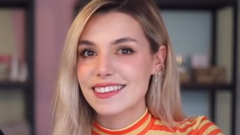 Marzia smiling at camera