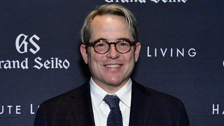 Matthew Broderick smiling