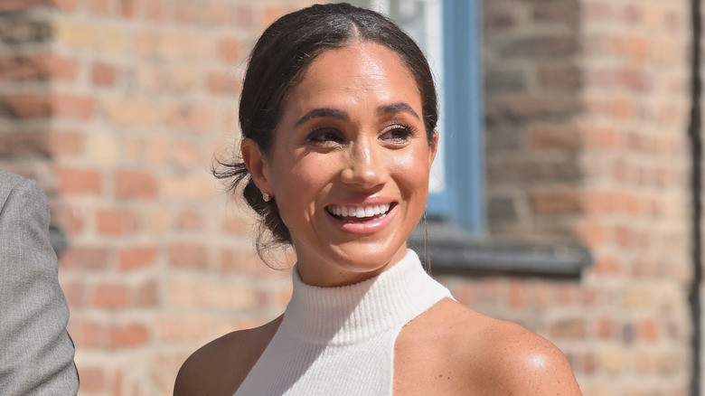 Meghan Markle smiling
