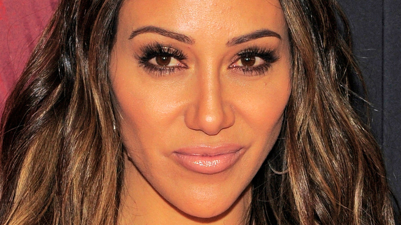Melissa Gorga with a neutral expression