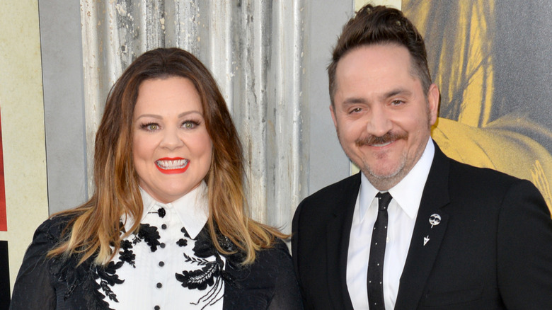 Melissa McCarthy and Ben Falcone smiling
