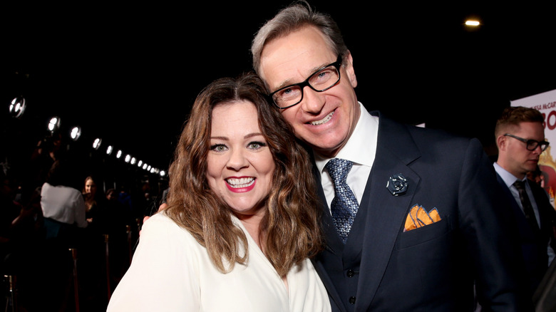 Melissa McCarthy and Paul Feig smiling