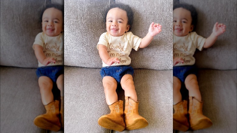 Mickey Guyton's son Grayson