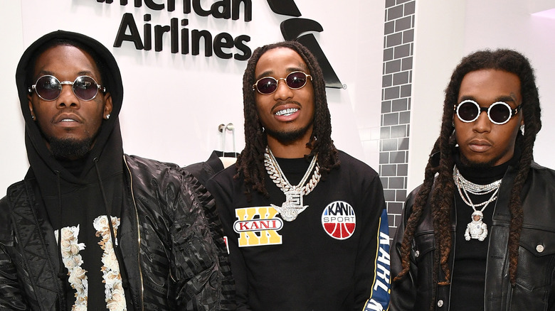 Migos wearing shades