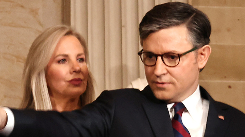 Kelly and Mike Johnson tour the U.S. Captiol rotunda