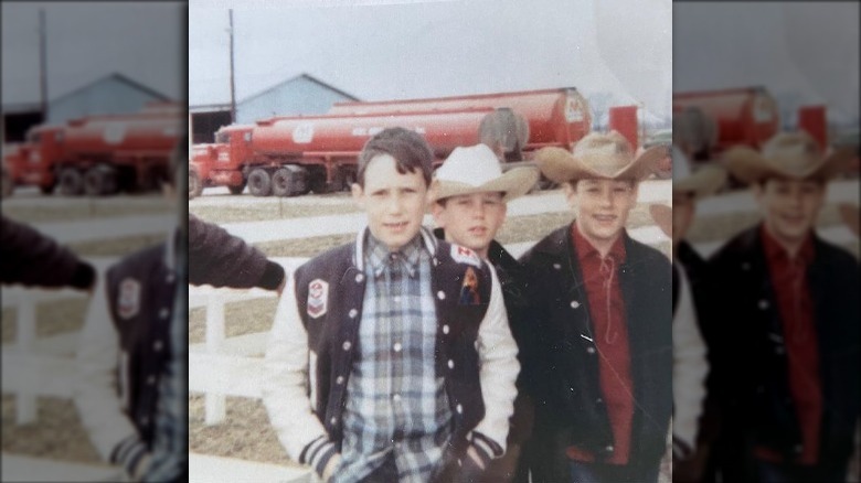 Mike Pence childhood photo with brothers