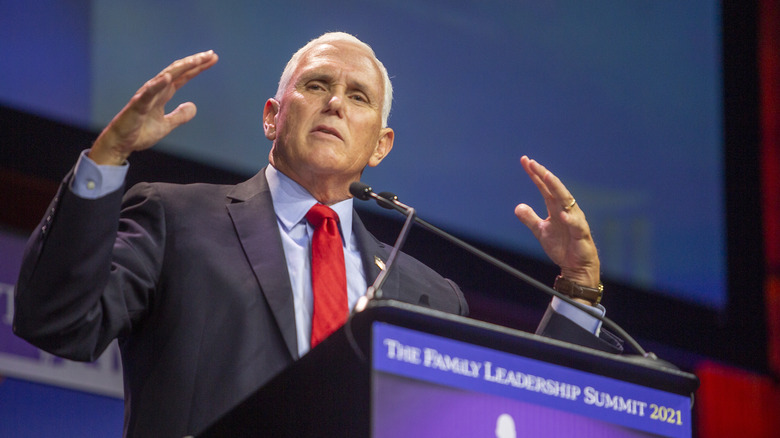 Mike Pence at speaking engagement
