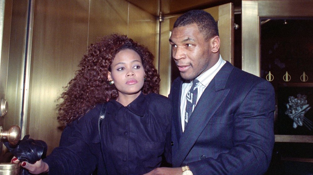 Mike Tyson and Robin Givens 