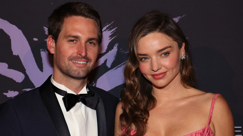 Evan Spiegel and Miranda Kerr