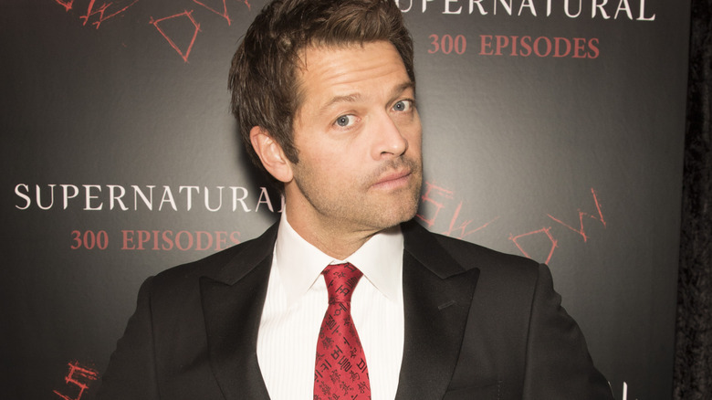 Misha Collins at a Supernatural event