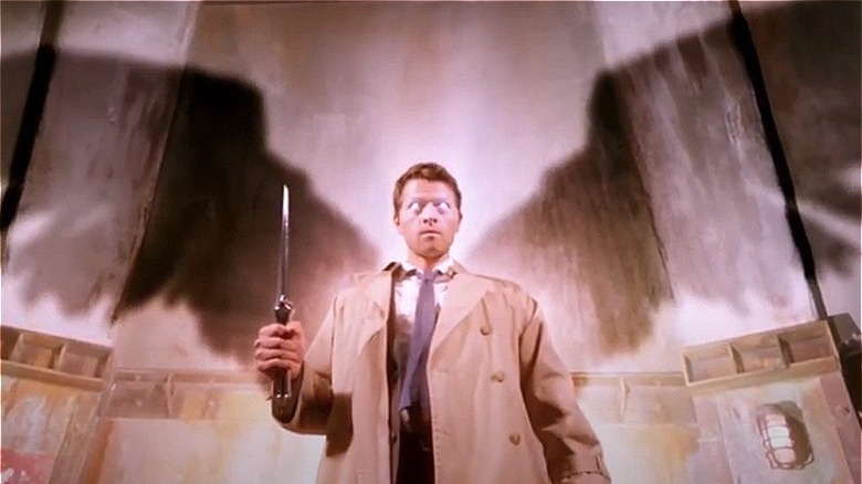 Misha Collins as Castiel in Supernatural