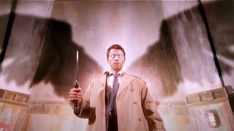 Misha Collins as Castiel in Supernatural