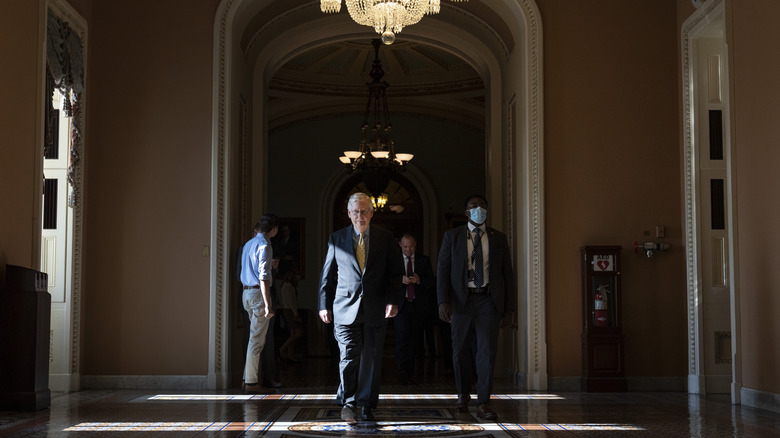  Mitch McConnell walking