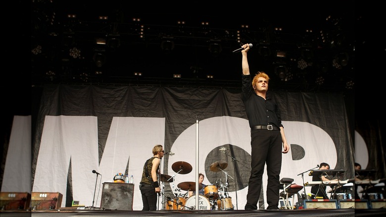 My Chemical Romance performing
