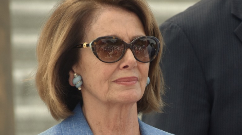 Nancy Pelosi wearing sunglasses