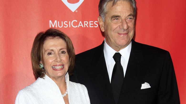 Nancy Pelosi, Paul Pelosi smiling