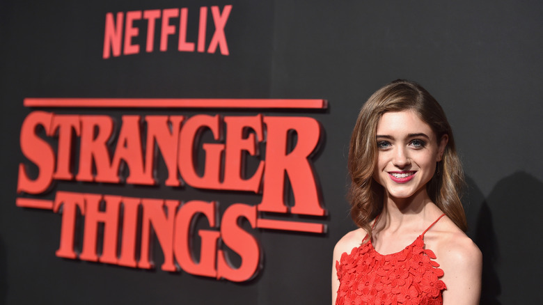 Natalia Dyer at 2016 premiere of Stranger Things