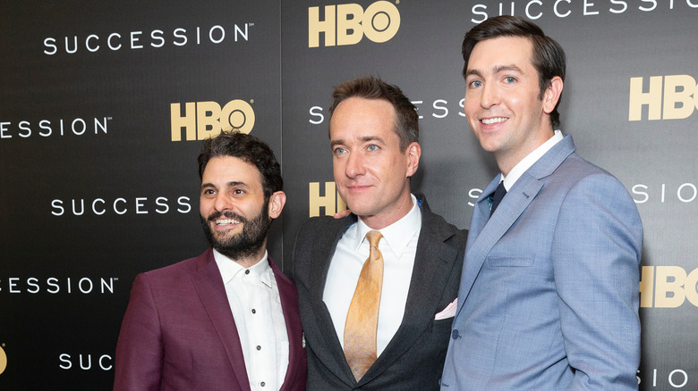 Nicholas Braun and Succession castmates