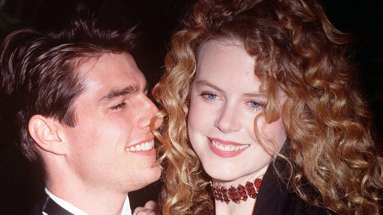 Nicole Kidman and Tom Cruise, smiling together