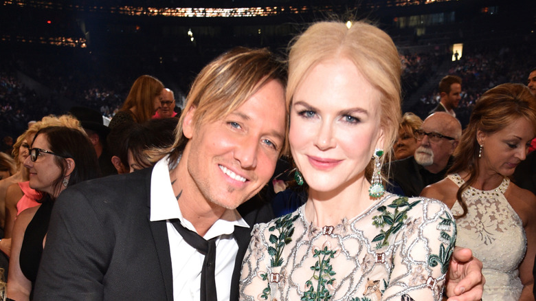 Nicole Kidman with Keith Urban both smiling