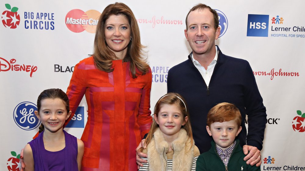 Norah O'Donnell and family at the Hospital for Special Surgery's 9th Annual Big Apple Circus Benefit