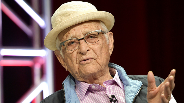 Norman Lear speaking at an event 
