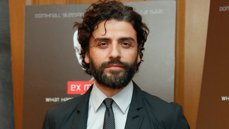 Oscar Isaac at a hotel