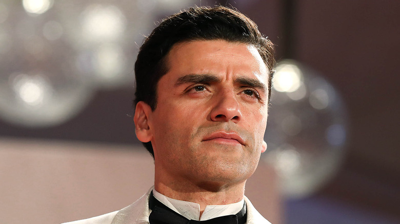 Oscar Isaac in a bow tie