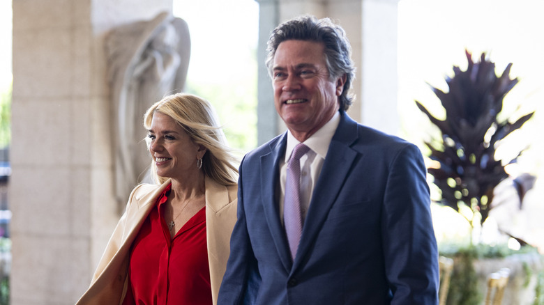 General Pam Bondi and John Wakefield at Mar-a-Lago