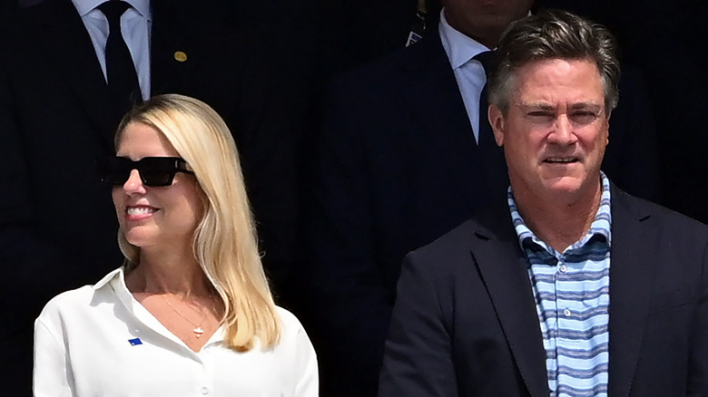 Pam Bondi and John Wakefield at FIFA Club World Cup 2025 Final