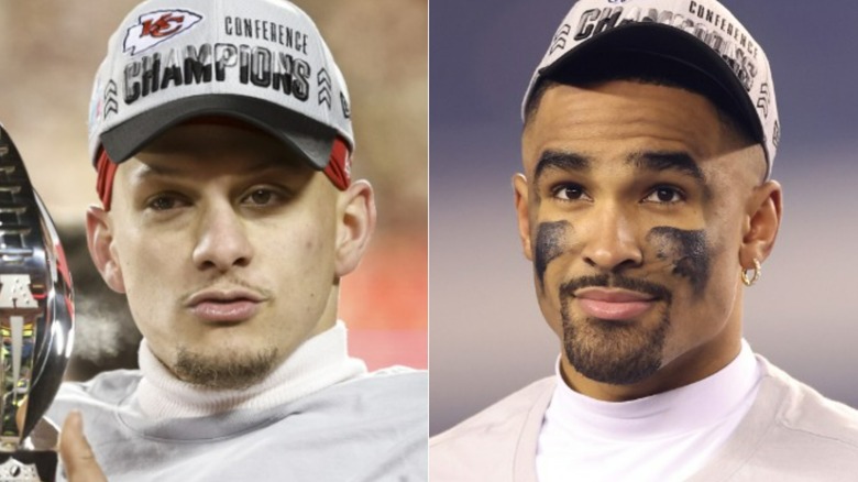 Patrick Mahomes and Jalen Hurts conference champions
