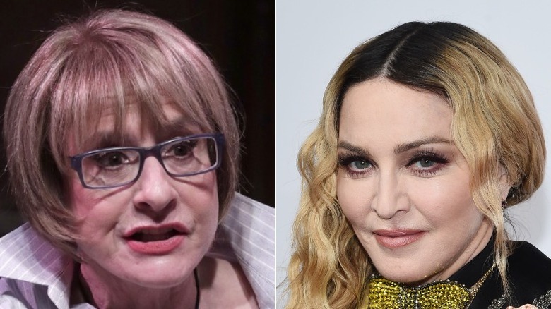 Patti LuPone and Madonna split image