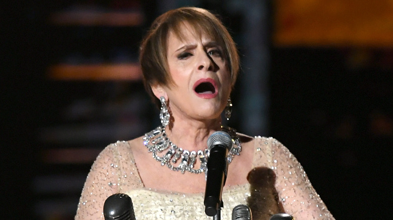 Patti LuPone at mic