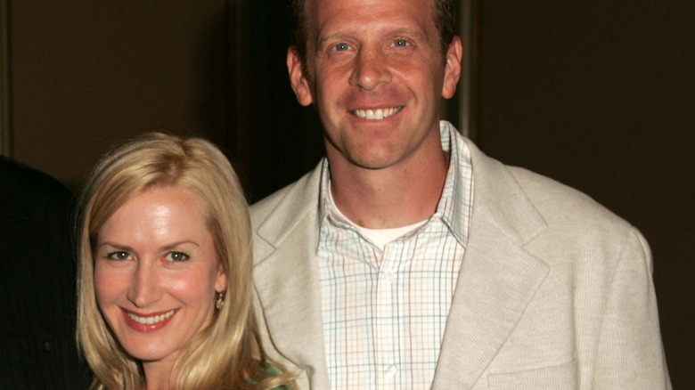 Angela Kinsey and Paul Lieberstein