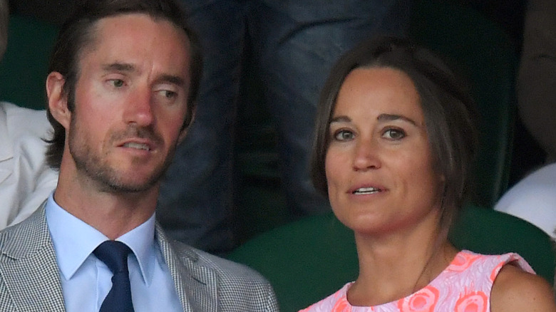 James Matthews and Pippa Middleton at Wimbledon