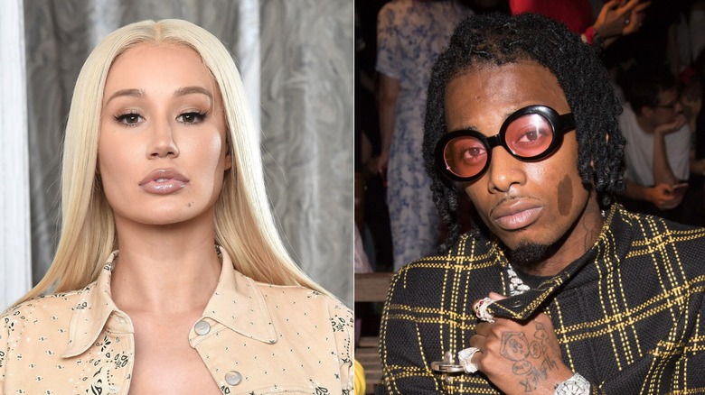 Playboi Carti Iggy Azalea posing