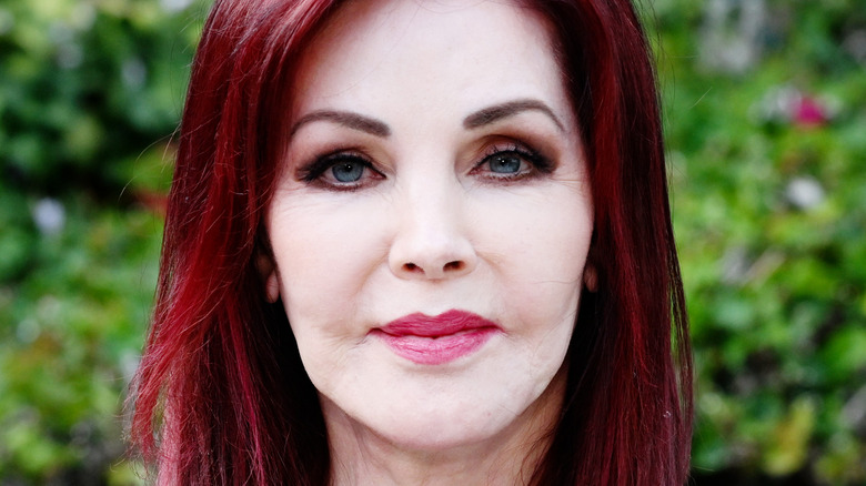 Priscilla Presley smiling softly