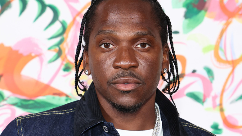 Pusha T posing