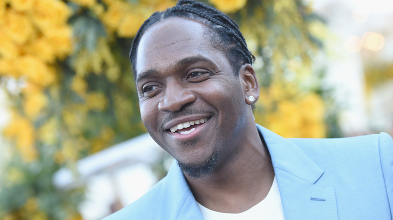 Pusha T laughing