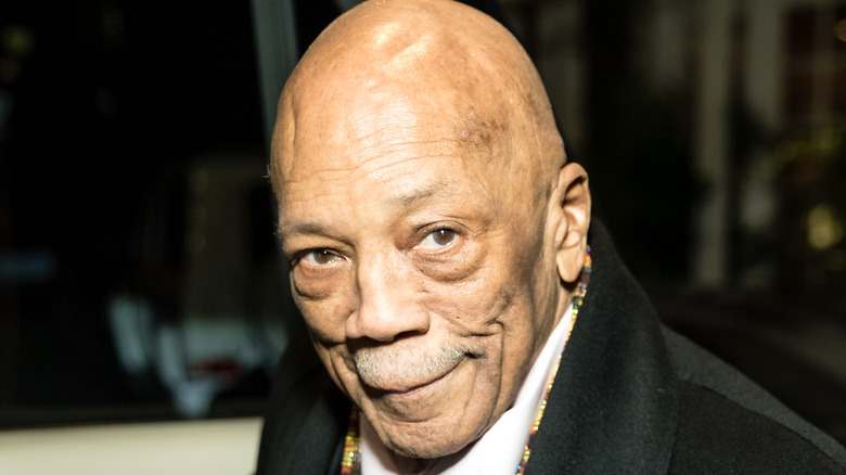 Quincy Jones smiling