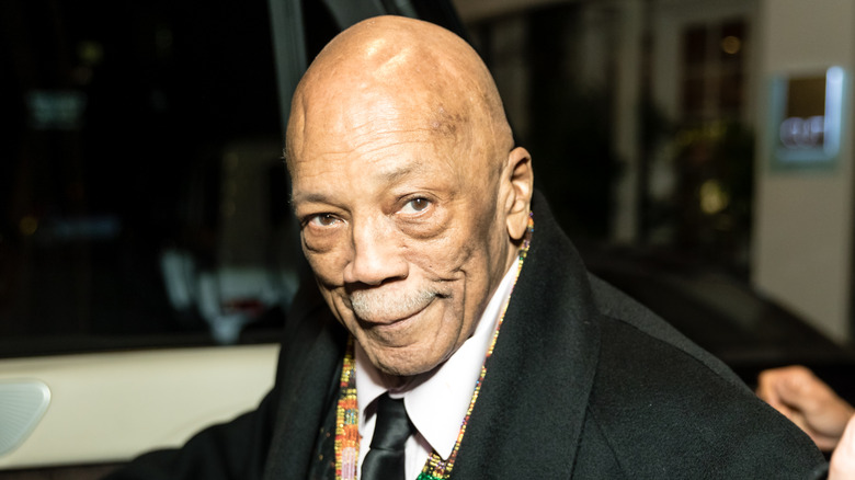 Quincy Jones smiling