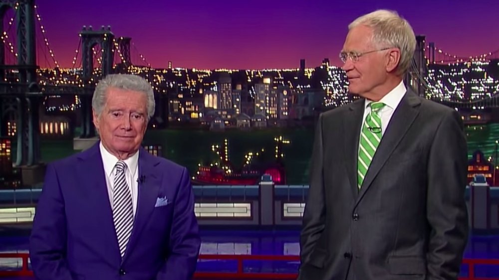 Regis Philbin and David Letterman
